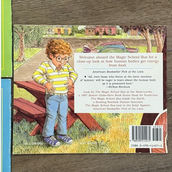 Magic School Bus 3 Scholastic Paperback Books Science Explorations Human Body - Picture 8 of 8